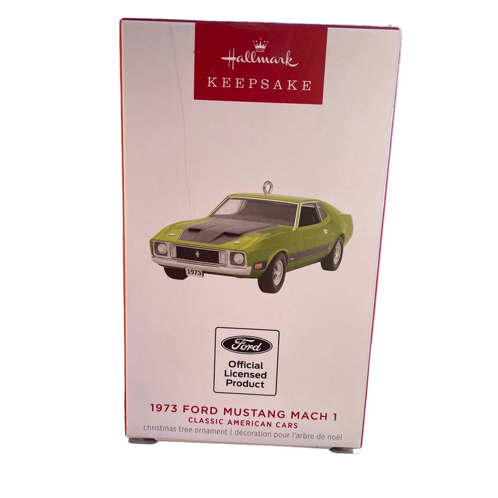 Hallmark Classic American Cars Series #33 1973 Ford Mustang Ornament New in Box